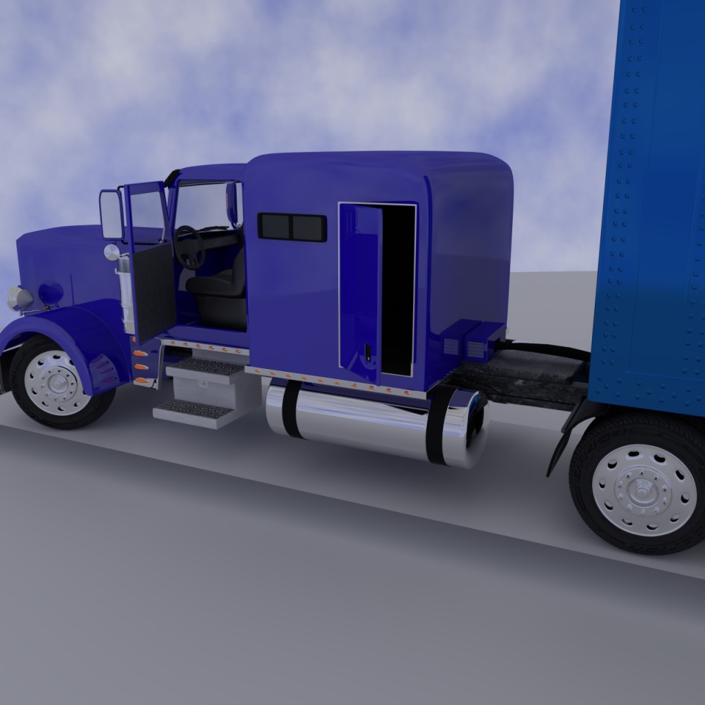 Tractor Trailer with Rig preview image 2